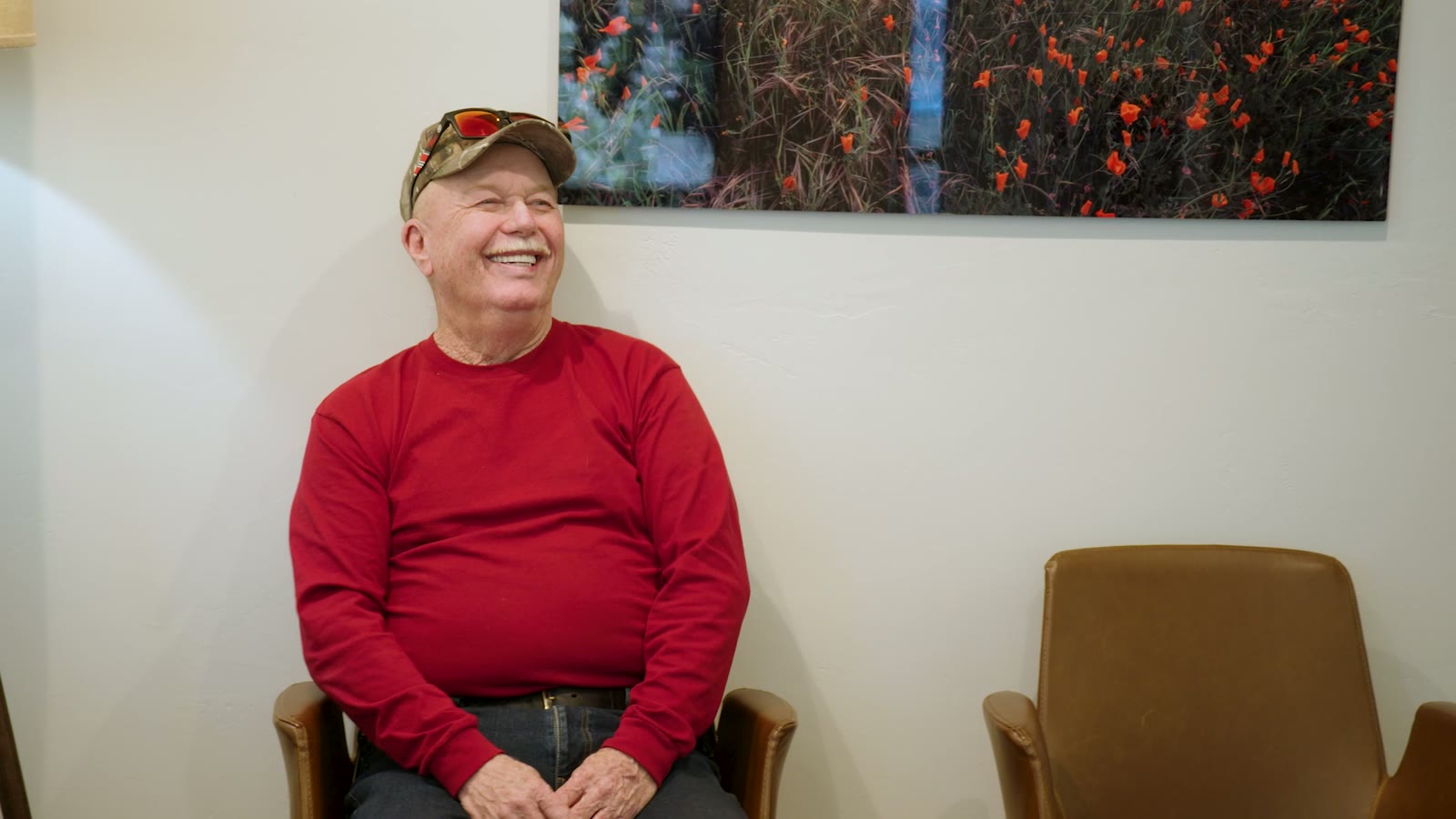 Tim Rauch DDS waiting room with coastal art